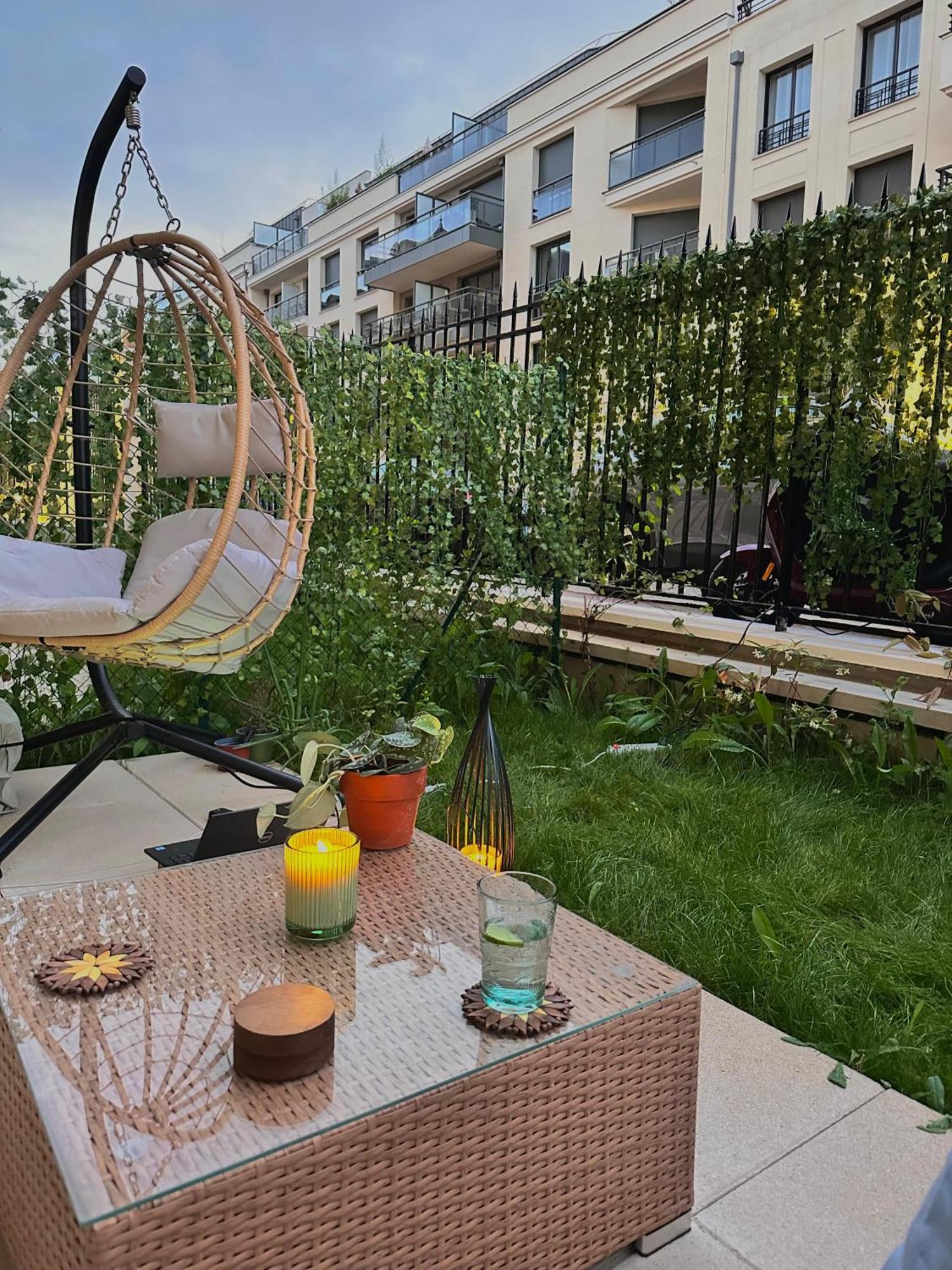 Cosy Summer Stay In Boho Style Apartment - 8 Mins From Paris Center - Garden And Underground Parking Кламар Екстериор снимка